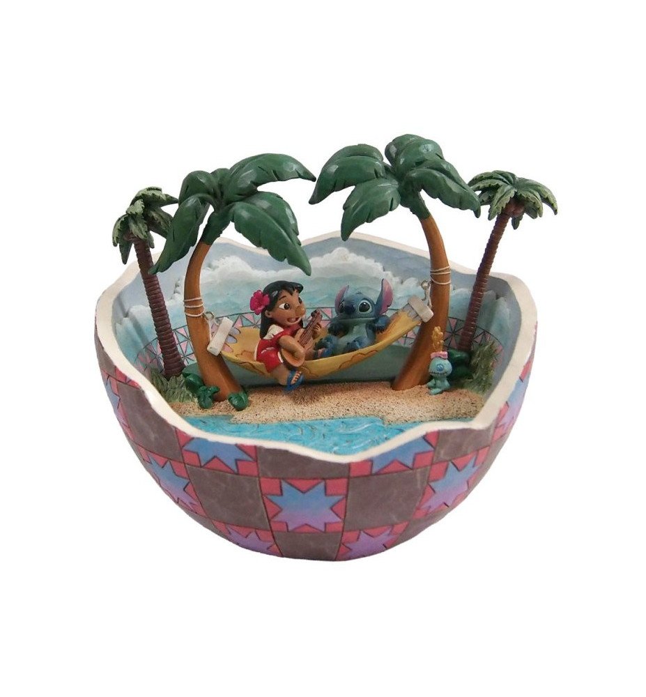 Figurine Lilo Stitch Coconut Movie Moment - Disney Traditions