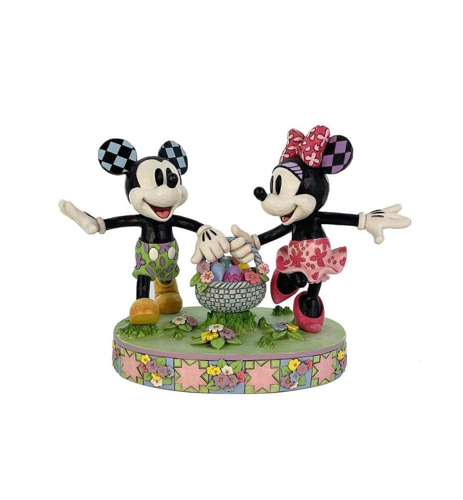 Figurine Mickey and Minnie Easter- Disney Traditions
