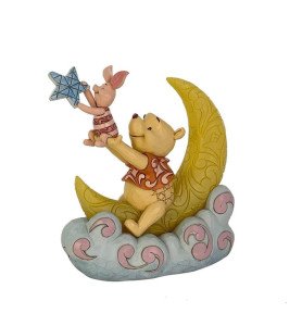 Figurine Pooh and Piglet LED Moon - Disney Traditions
