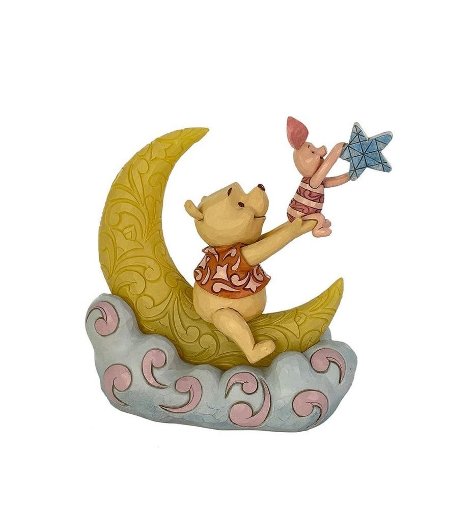 Figurine Pooh and Piglet LED Moon - Disney Traditions