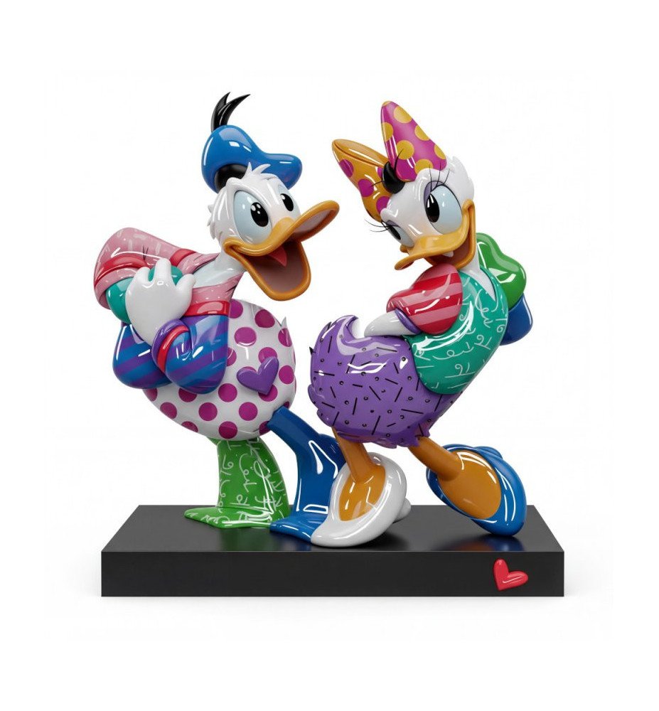 Figurine Donald And Daisy Love - Disney Britto
