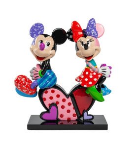 Figurine Mickey And Minnie Love - Disney Britto