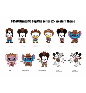 Porte clés Mystère Mickey et ses amis - Thème western