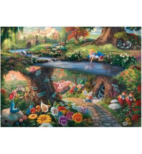 Alice aux pays des merveilles -  Kinkade Puzzle