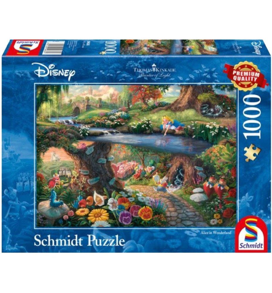 Alice aux pays des merveilles -  Kinkade Puzzle