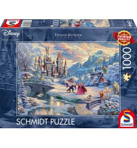 La belle et la bête "Neige" -  Kinkade Puzzle