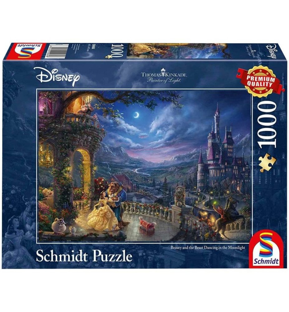 La belle et la bête -  Kinkade Puzzle