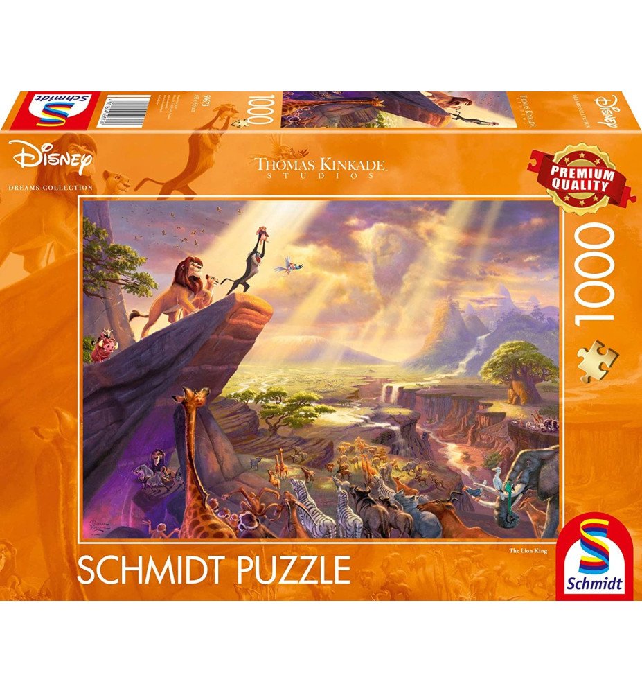 Le roi lion  -  Kinkade Puzzle