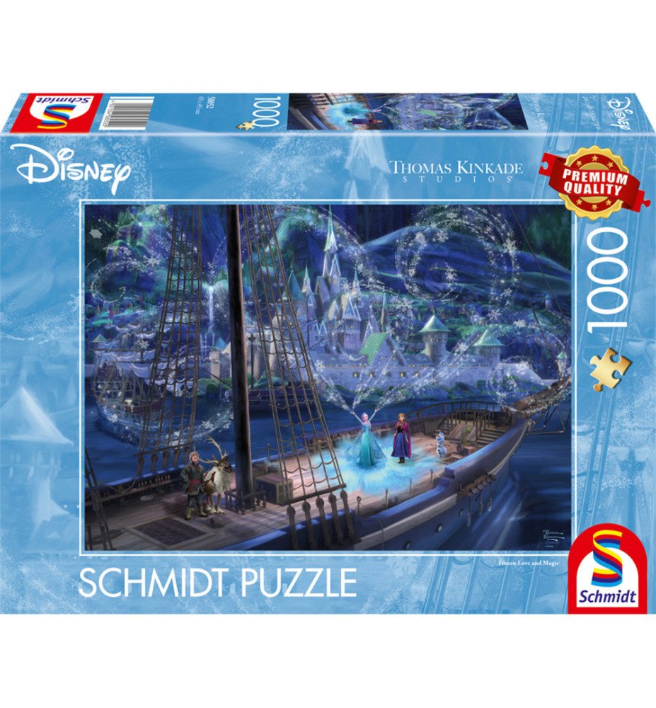 Puzzle 1000 pièces La reine des neiges 2 - Thomas Kinkade