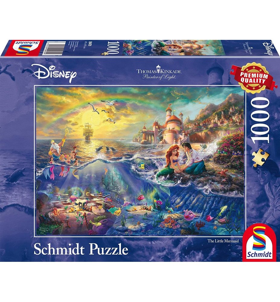 La petite sirène, Ariel -  Kinkade Puzzle