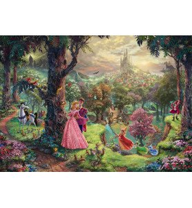 La belle au bois dormant - Kinkade Puzzle