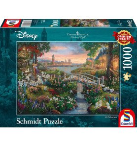 Les 101 dalmatiens - Kinkade Puzzle