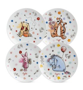 Set de 4 Assiettes Winnie et ses amis - Winnie l'ourson