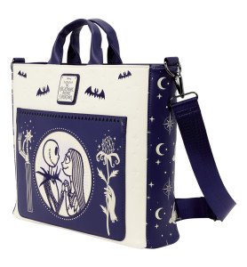 Tote bag Jack Skellington and Sally Night Sky Convertible - Loungefly