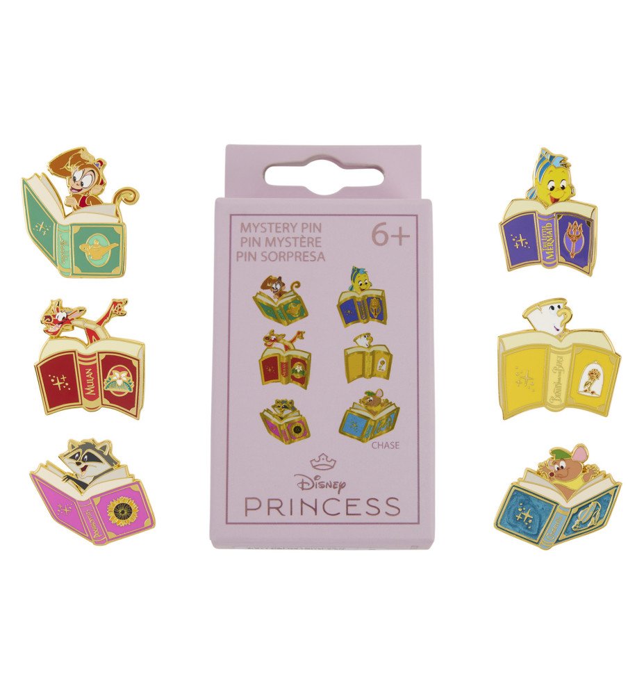 Mystery Pin's Princesses Disney Sidekicks Books - Loungefly