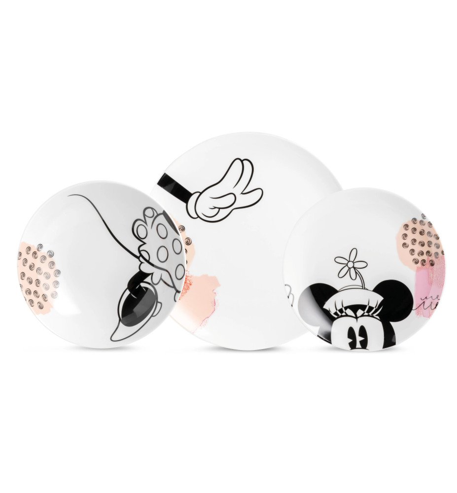 Service de Table Minnie 3 pièces - Mickey Enjoy