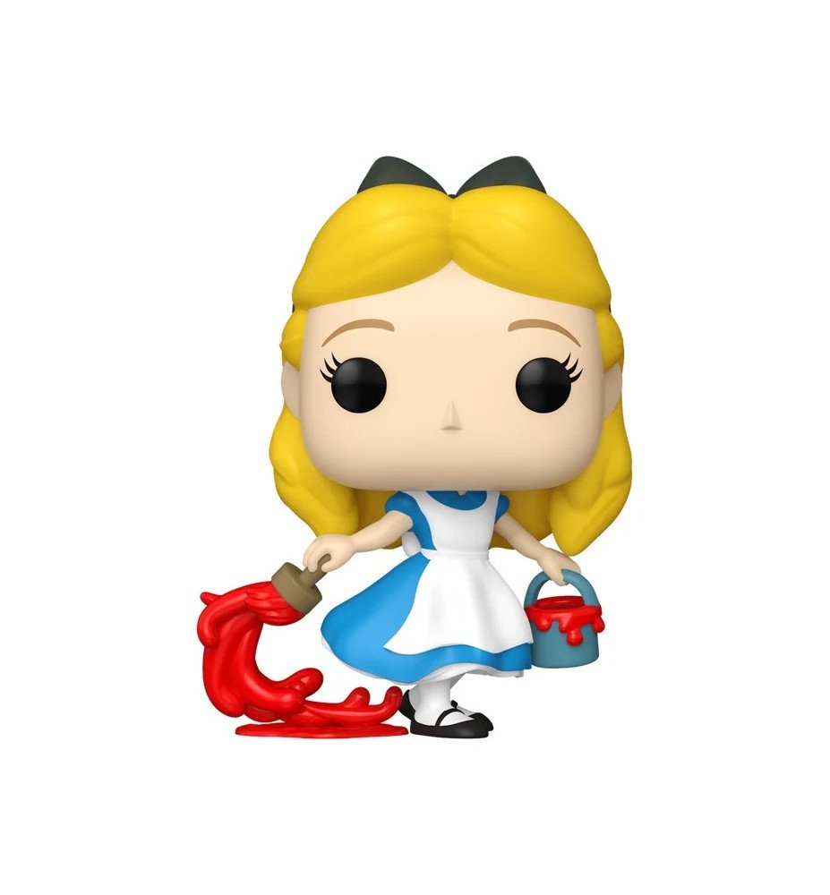 Pop 1769 Alice with paint - Alice au pays des merveilles