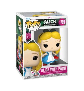 Pop 1769 Alice with paint - Alice au pays des merveilles