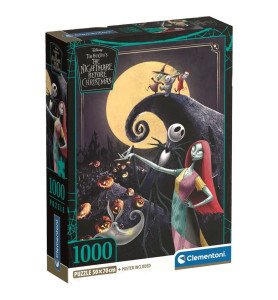 Puzzle 1000 pièces L'étrange Noël de M Jack - Clementoni