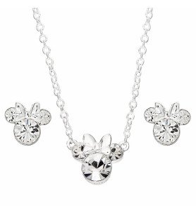 Set Boucles d'oreilles et collier plaqué argent Minnie - Minnie Mouse