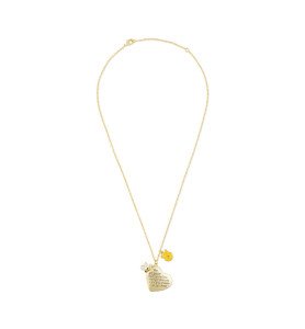 Collier plaqué or Winnie - Winnie l'Ourson