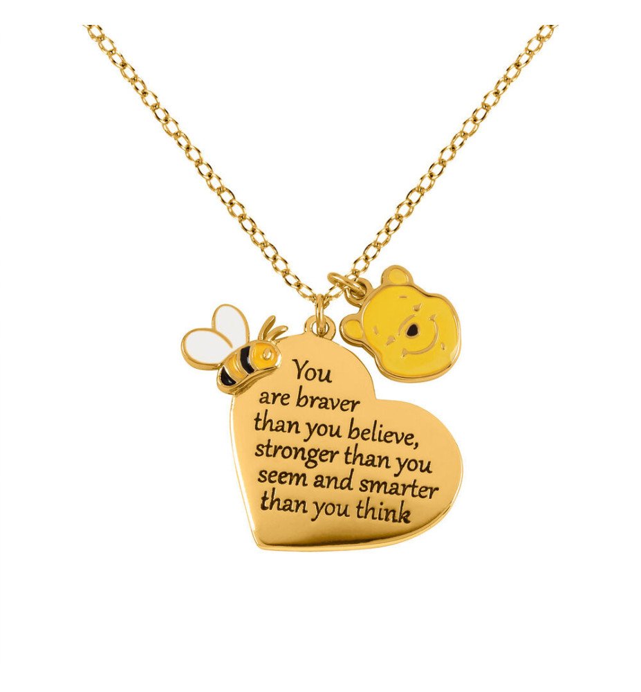 Collier plaqué or Winnie - Winnie l'Ourson
