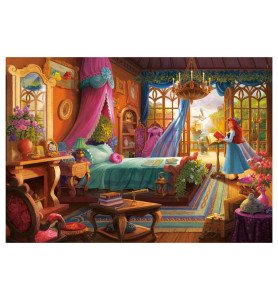 Puzzle 500 pièces La chambre d'Ariel - Clementoni