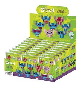 Porte clés Mystère en Peluche Stitch et ses amis - Disney
