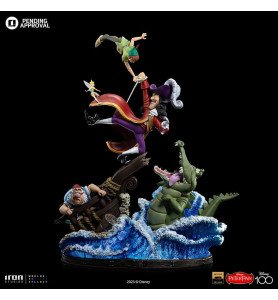 Peter Pan vs Capitaine Crochet Deluxe Disney 100th Art Scale - Iron Studios