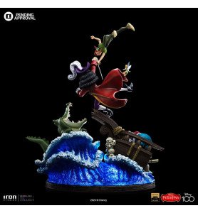 Peter Pan vs Capitaine Crochet Deluxe Disney 100th Art Scale - Iron Studios
