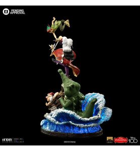 Peter Pan vs Capitaine Crochet Deluxe Disney 100th Art Scale - Iron Studios