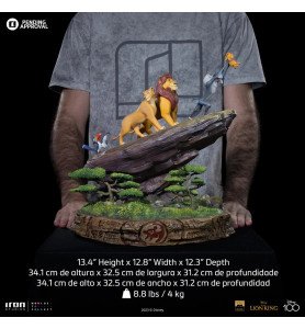 Le Roi Lion Deluxe Disney 100th Art Scale - Iron Studios