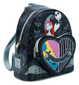 Sac à dos The Nightmare Before Christmas Jack & Sally Split Heart  - Loungefly