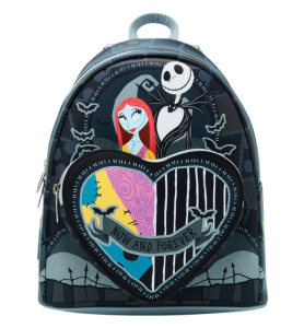 Sac à dos The Nightmare Before Christmas Jack & Sally Split Heart  - Loungefly