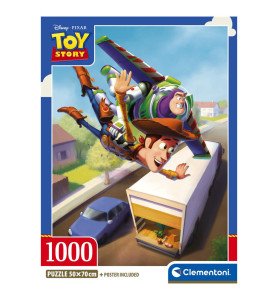 Puzzle 1000 pièces Woody et buzz Toy Story - Clementoni