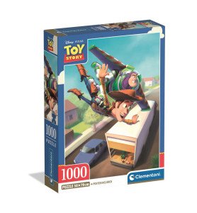 Puzzle 1000 pièces Woody et buzz Toy Story - Clementoni