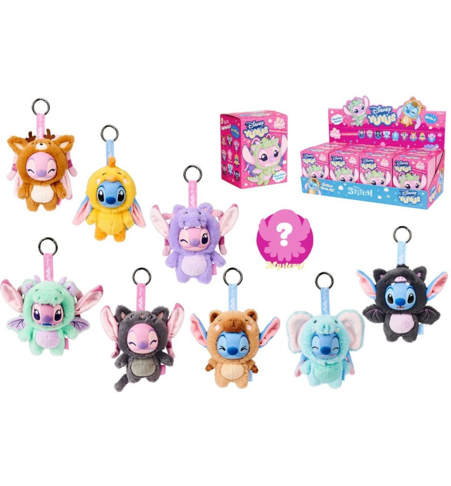 Porte clés mystère peluche Stitch yuyu vague 3 – Disney Yuyu's
