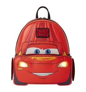 Sac à dos Pixar Cars 20th Anniversary Lightning McQueen Metallic Light-Up - Loungefly