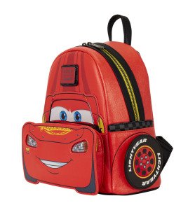 Sac à dos Pixar Cars 20th Anniversary Lightning McQueen Metallic Light-Up - Loungefly