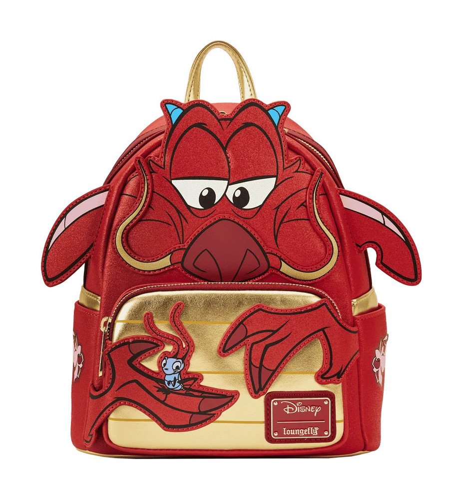 Sac à dos Mushu Glitter Mulan - Loungefly