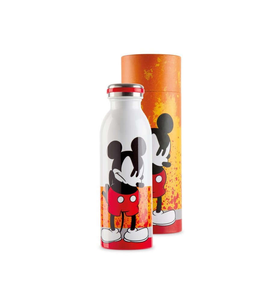 Gourde Isotherme Orange - Mickey
