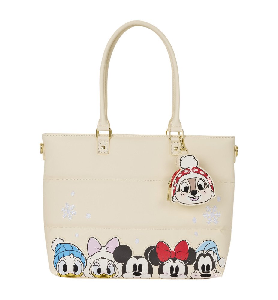 Tote Bag Mickey & Friends Puff Quilt - Loungefly