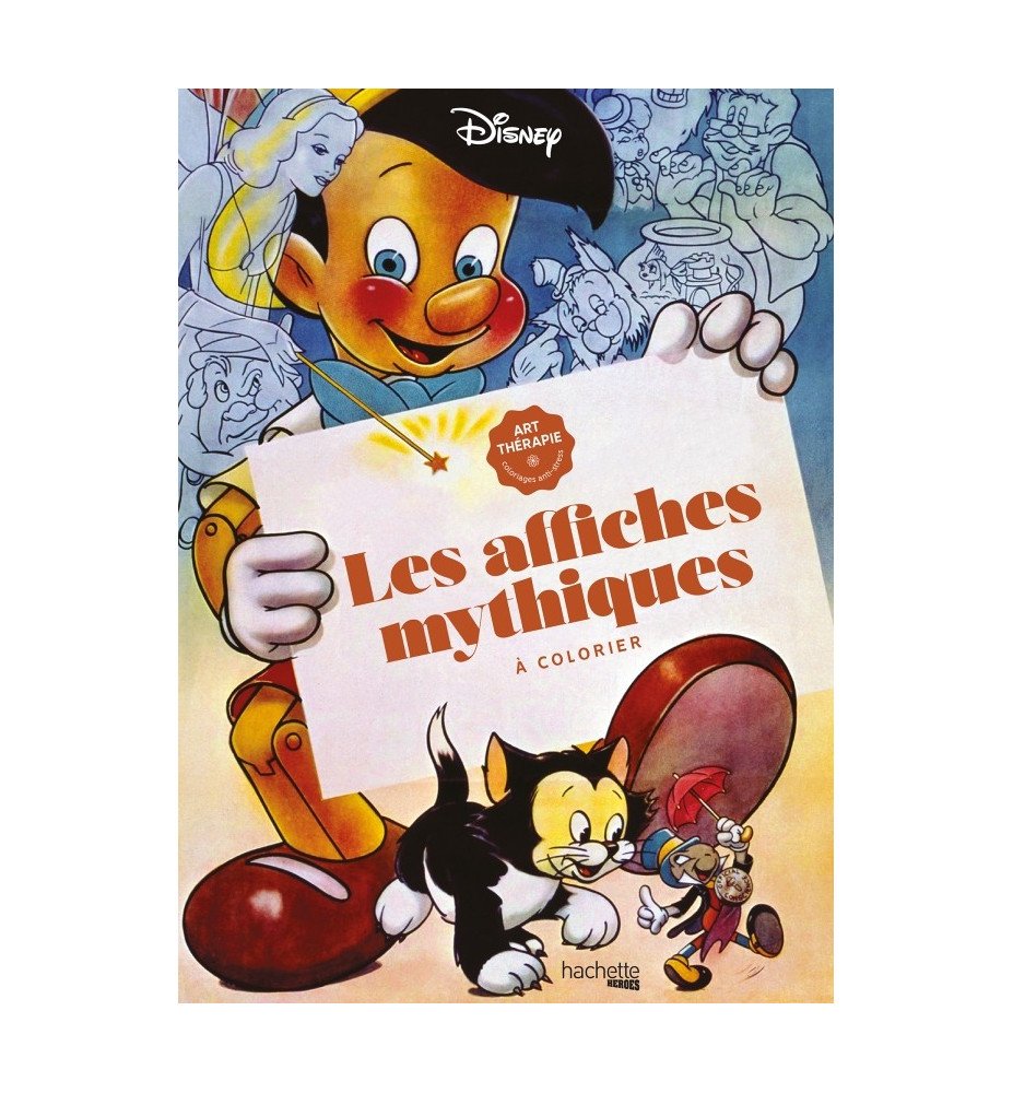 Livre de Coloriage "Affiches à colorier"- Les affiches Mythiques
