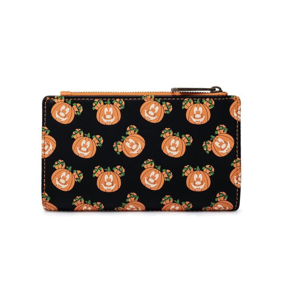 Portefeuille Mickey Halloween citrouille  - Loungefly