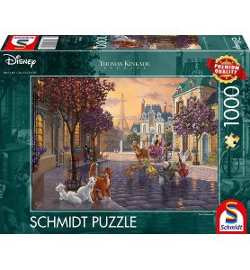 Puzzle 1000 Pièces "Les aristochats" - Thomas Kinkade