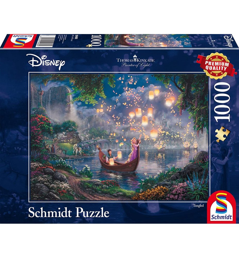 Puzzle 1000 Pièces " Raiponce" - Thomas Kinkade