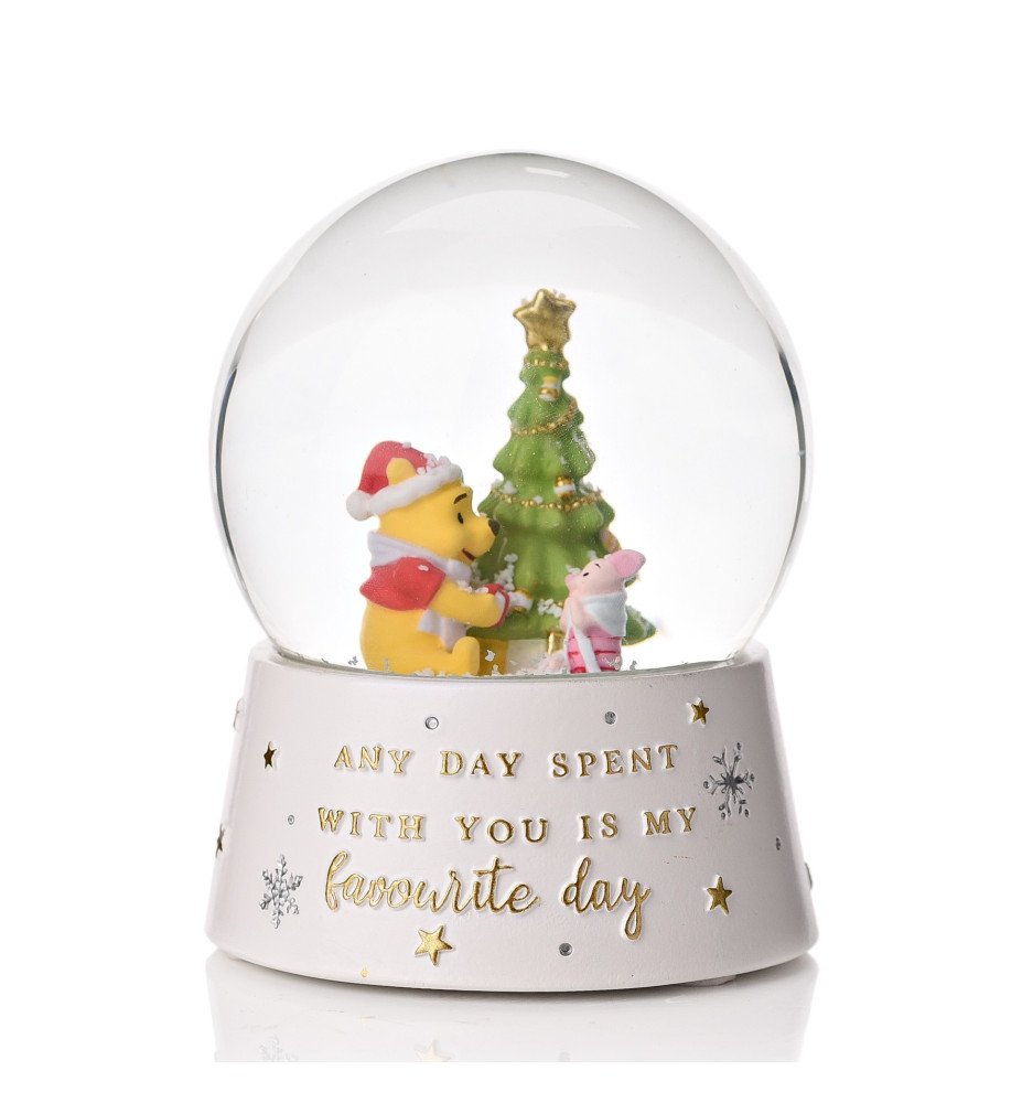 Snowglobe Winnie l'Ourson Noël
