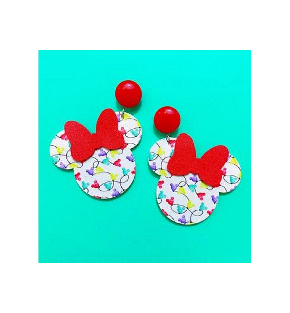 Boucles d'oreilles Mickey et Minnie