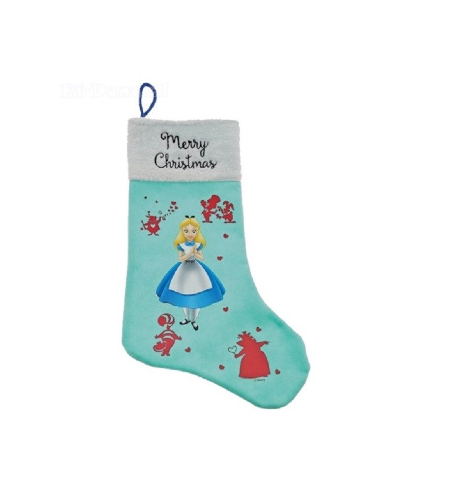Chaussette de Noël Alice  - Alice aux pays des merveilles
