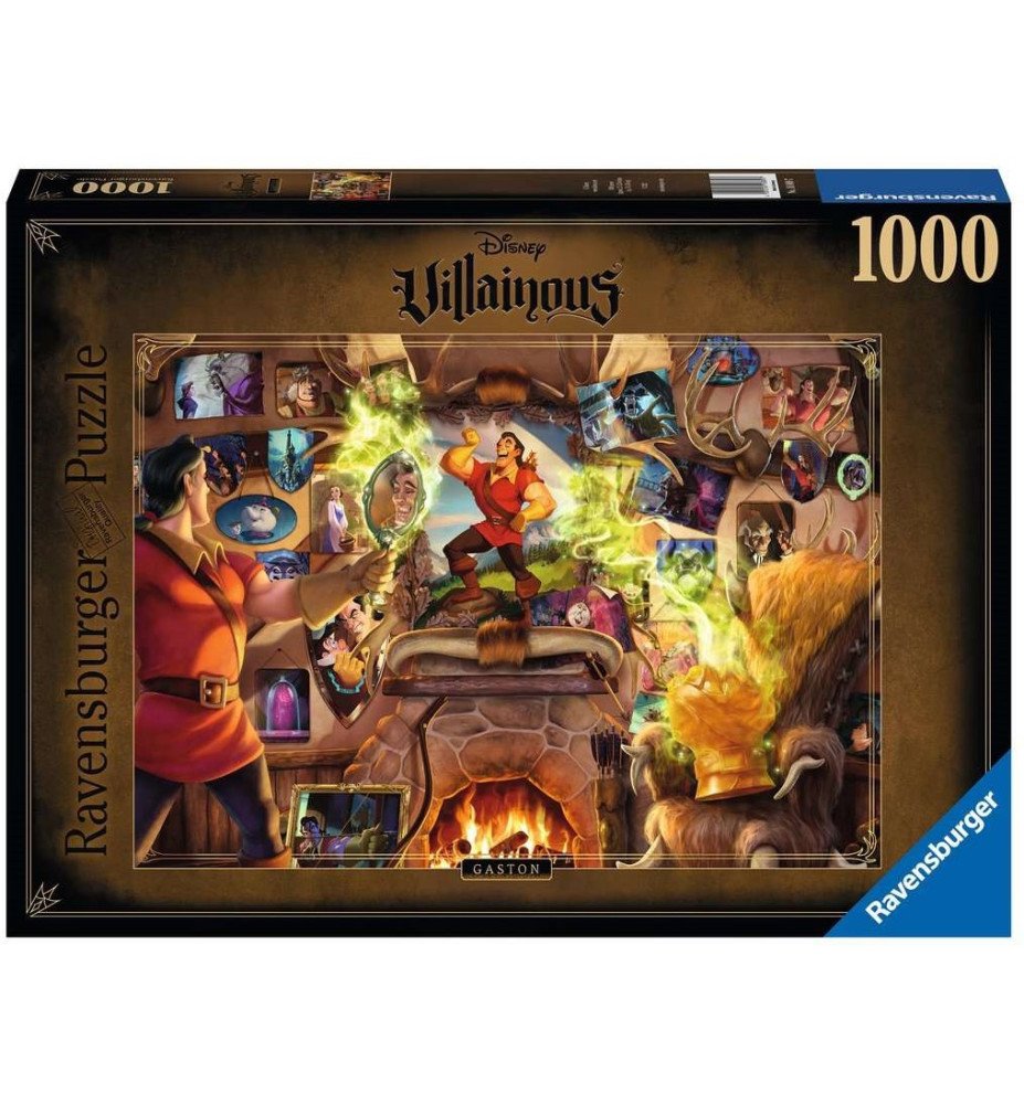 Puzzle 1000 Pièce Villainous "Gaston" - La belle et la bête